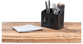 Black Outdoor Kitchen Baco fekete evőeszköztartó - Wenko
