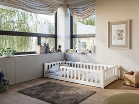 Gyerekágy 80x160 cm Belaccino (fehér) (ágyráccsal). Akció -10%. 1096180