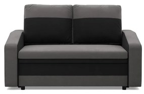 Hewlet kanapé, szövet anyag, szürke - fekete