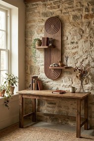 Fali polc, wenge, 26 cm – Artmtkwll3
