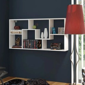 Polcos tároló könyvespolc 120x20x60cm barna KH16-1