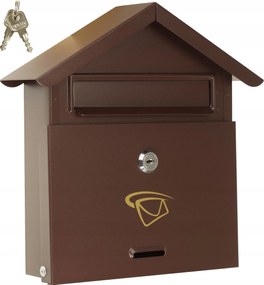 Postaláda Házikó B6 Formátum Bronz Lengyel