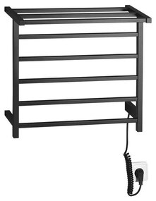 Sapho - Elektromos törölközőszárító ELZOR 60W/230V 47x50 cm matt fekete