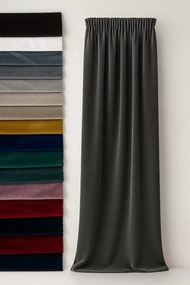 Velvet Prémium Függöny 150 x Az Ön Mérete 12 szín Varrott Lengyelországban