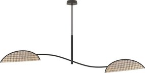 Emibig modern mennyezeti lámpa lotus barna fekete emi1463/2