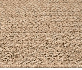 ZIZUR bézs juta hatású beltéri és kültéri szőnyeg 60 x 110 cm