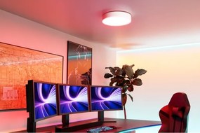 Eglo 901906 - LED RGBW dimmelhető mennyezeti lámpa GALLIZZI-Z LED/15W/230V átm.39cm fehér