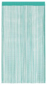 2 db türkiz zsinórfüggöny 100 x 250 cm