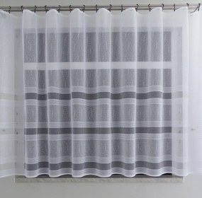 Mg Függöny jacquard 81/100 Fehér 270x250 K szalaggal