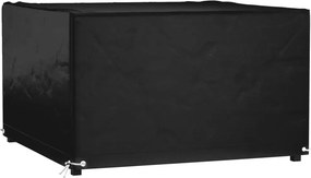 vidaXL négyzet alakú kerti bútorhuzat 8 fűzőlyukkal 125 x 125 x 75 cm