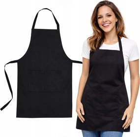 Kötény Konyhai Kötény Védő Vízálló Fekete