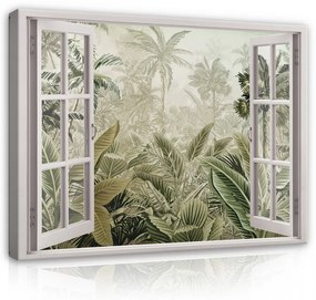 Vászonkép, Kilátás az ablakból, 60x40 cm méretben