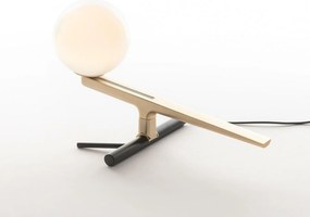 Artemide Yanzi asztali lámpa, Led 9,5 W, 3000 K, sárgaréz/fehér/fekete