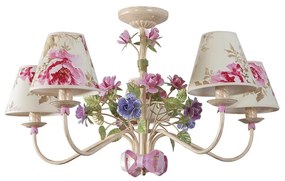 Csillár rúdon  ROMANCE 5xE14/40W/230V