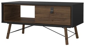 Sötétbarna dohányzóasztal 48x102 cm Ry – Tvilum