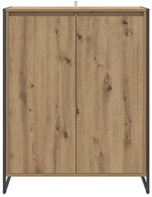 Cipőszekrény tárolóval Művészi tölgy 79 x 36 x 100 cm Faanyag