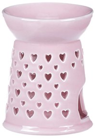 Porcelán aromalámpa Pink, 11 x 11 x 14 cm