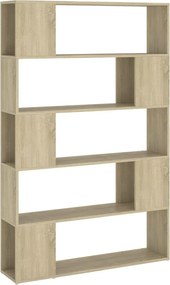 vidaXL sonoma tölgy színű térelválasztó könyvszekrény 100x24x155 cm