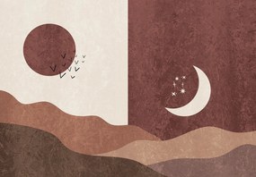 Fotótapéta grafika geometria utánzat falfestmény flizelin+RAGASZTÓ 416 x 254