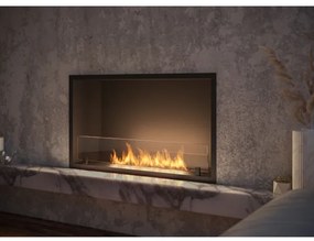 InFire - Beépített BIO kandalló 49,4x84,4 cm 3,5kW fekete
