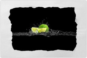 Poszterek 90x60 Lime fekete