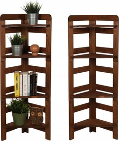 Irodai könyvespolc irodabútor fa könyvespolc Moduláris Teljes Polcok 4db Eko