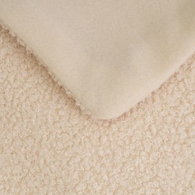 Bézs buklé takaró 160x130 cm Sherpa – Casa Selección