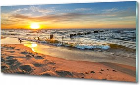 Fotó üvegkép Napraforgó mező 100x70