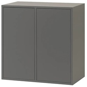 Boxie 2 ajtós fali szekrény 80x80x37 cm antracit