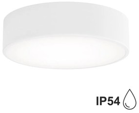 Fürdőszobai mennyezeti lámpa érzékelővel CLEO 2xE27/24W/230V á. 30 cm fehér IP54