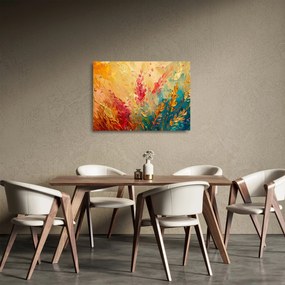 Üveg kép - A mező festése (70x50 cm)