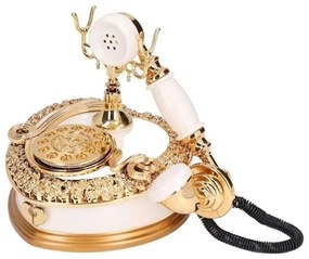 Vintage Szív Alakú Retro Luxus Telefon Zenedoboz Ékszertartó Doboz Tökéletes ajándék Karácsonyra