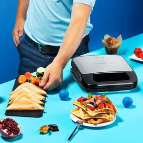 Niceboy ION Snacker S3 - Szendvics készítő 3in1 750W/230V rozsdamentes/fekete