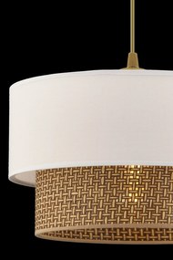 Függőlámpa, Echo - Beige, Fehér