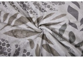 Szürke egyszemélyes mikroplüss ágyneműhuzat 140x200 cm Judith – My House