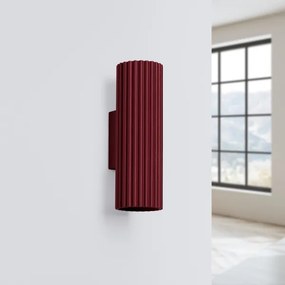 Brilagi - LED fali lámpa CRESTO 2xGU10/10W/230V 20 cm bordó