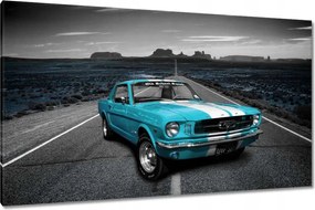Vászonkép 120x70 Kék Ford Mustang