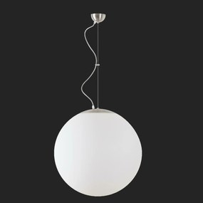 Osmont 60824 Adria L5 függesztett üveglámpa rozsdamentes acél vágott fehér IP40