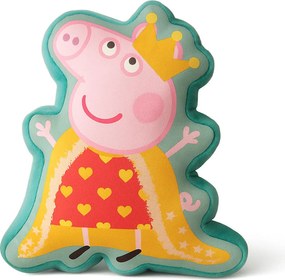 Peppa malac Queen formapárna, díszpárna 35 cm Velúr
