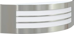 vidaXL Kültéri Fali Lámpa Ezüst 32 x 10 x 10 cm