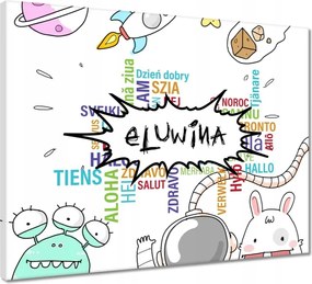 Vászonkép 50x40 Eluwina Üdvözlet