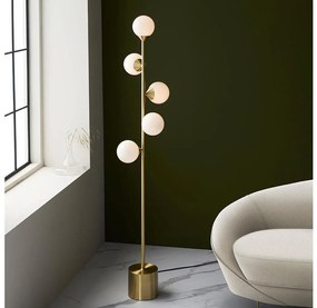 Endon 106756 - OTIS állólámpa 5xG9/3W/230V arany/fehér