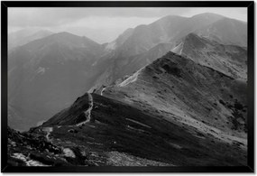 Poszterek keretben 60x40 Tátra Lengyel hegyek Kilátás