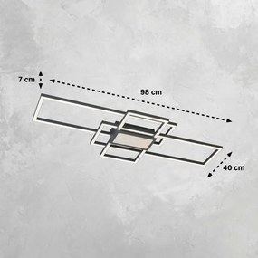 Fischer&amp;Honsel Seth 21368 Süllyesztett mennyezeti lámpa 1x35W/LED 2700K 6000 lm IP20