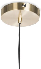 Okos függőlámpa sárgaréz füstüveggel 30 cm WiFi-vel, ST64 - Ball