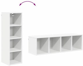 Függő szekrény polcokkal Riga Fehér 30 x 29,5 x 100 cm Faanyag