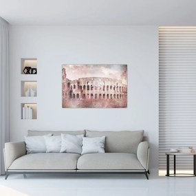 Kép - Vintage képeslap a városról N⁰2 (90x60 cm)