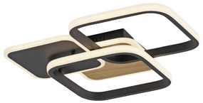 Leuchten Direkt 14117-78 - LED Mennyezeti lámpa SEVENT LED/36W/230V fekete/barna