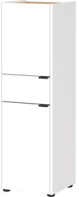Fehér magas fürdőszoba szekrény 34x111 cm Forano – Germania