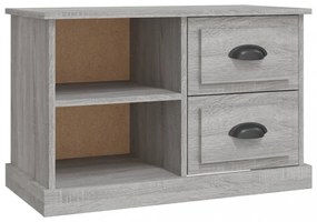 szürke sonoma színű szerelt fa TV-szekrény 73x35,5x47,5 cm